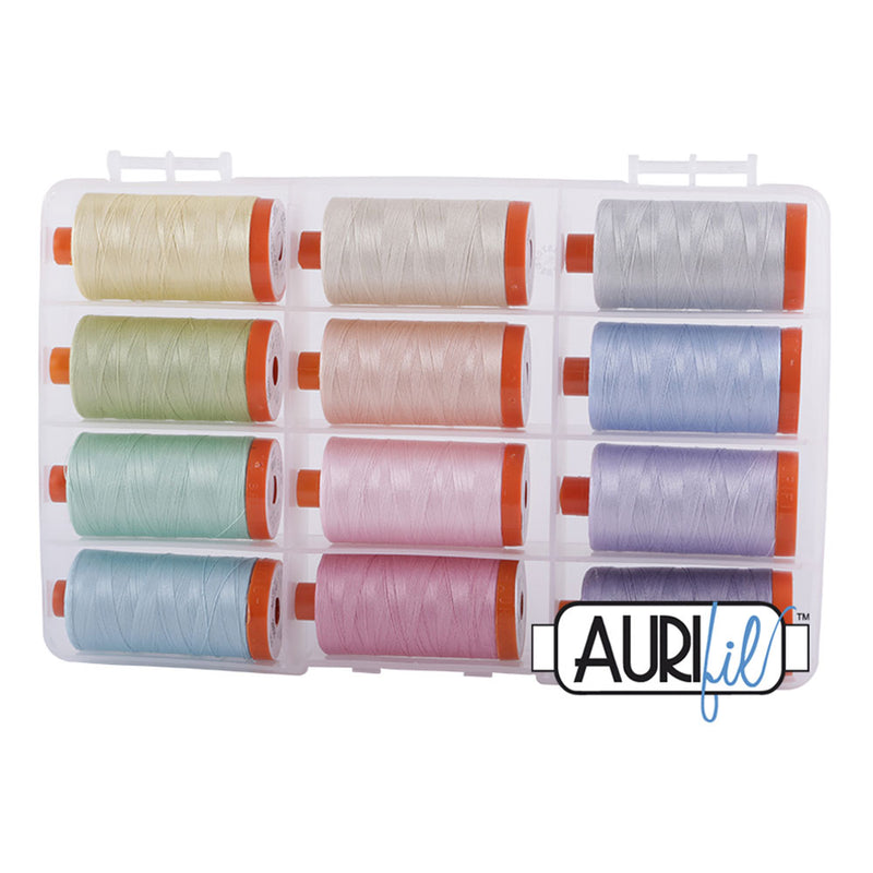 Aurifil Pastel Thread Collection 50wt