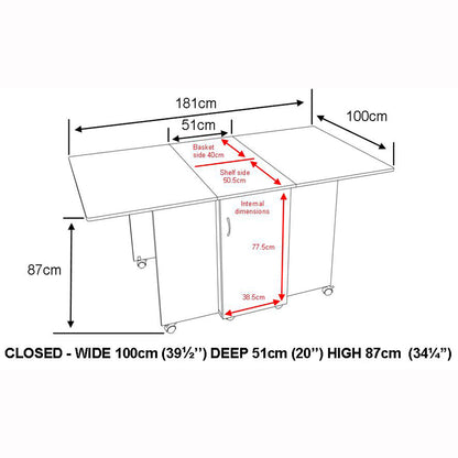 Horn Maxi Hobby Table - in use