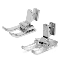 Open Toed Foot Low Shank Metal or Clear Plastic Appliqué & Embroidery Foot