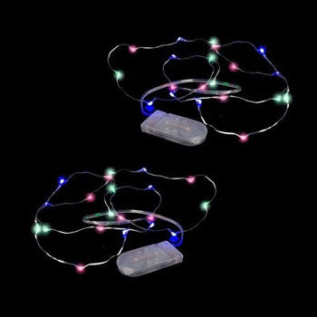 OESD LED String of 20 Pixi Lights Multi Pack of 2