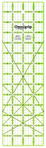 Omnigrid Omnigrip 4" x 14" Ruler - quilting ruler and template