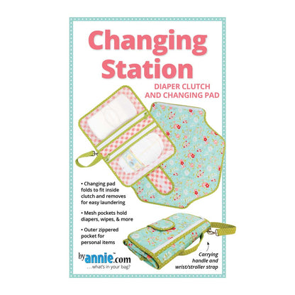 ByAnnie Baby Changing Station Clutch & Change Pad Pattern