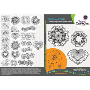 Purple Daisies Heirloom Pearls Collection by Sharon Schamber