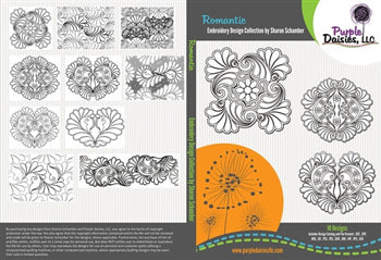 Purple Daisies Romantic Collection by Sharon Schamber