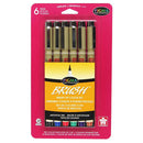 Sakura Pigma Brush Set 6 Tips