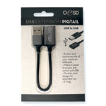 USB Extension Pigtail - craft pattern by OESD - detail view