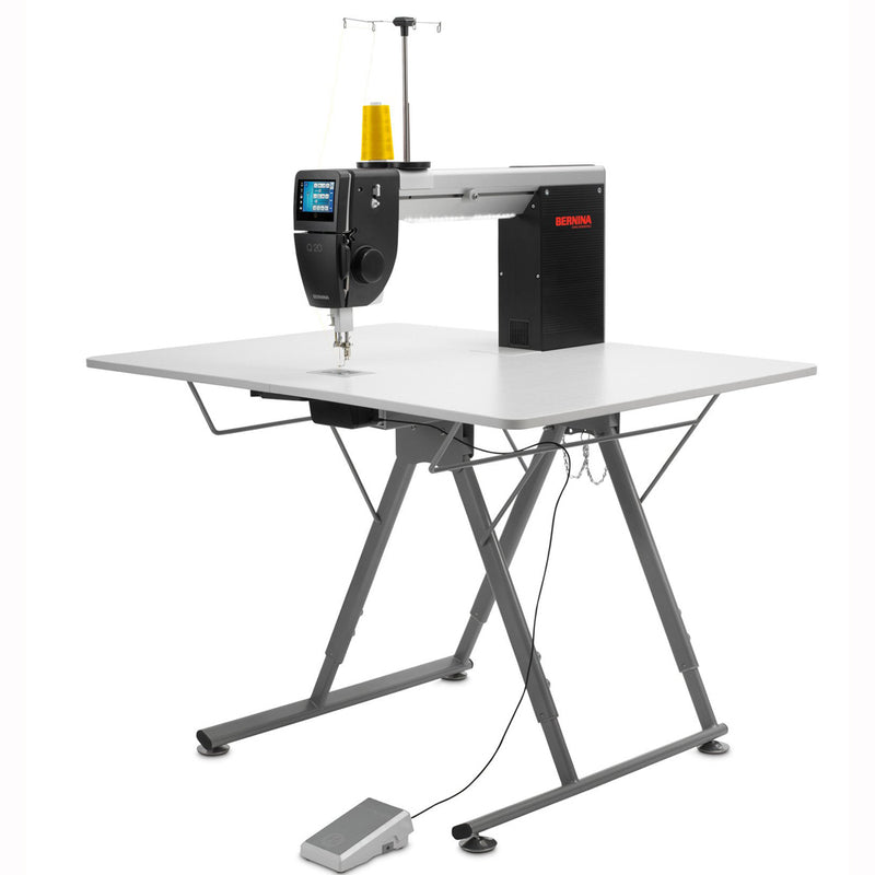 Bernina Q16PLUS Longarm Quilting Machine with Height Adjustable Folding Table