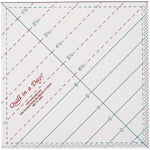 Quilt In A Day Triangle Square Up Ruler 6½"