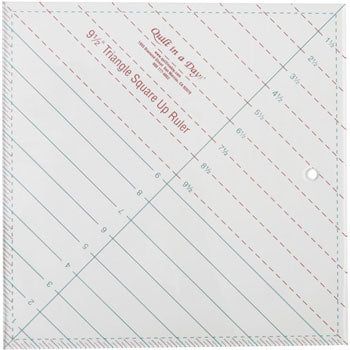 Quilt In A Day Triangle Square Up Ruler 9½"