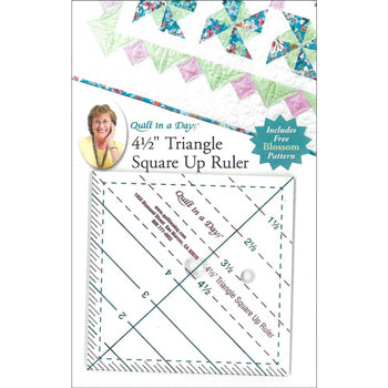 Quilt In A Day Triangle Square Up Ruler 4½"