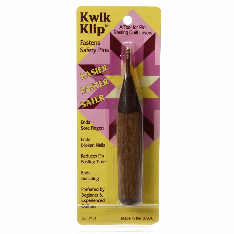 Kwik Klip Safety Pin Fastener | Quilting & Sewing
