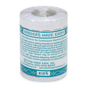 Quilting Made Easy 1¼" Border 26' Roll #104