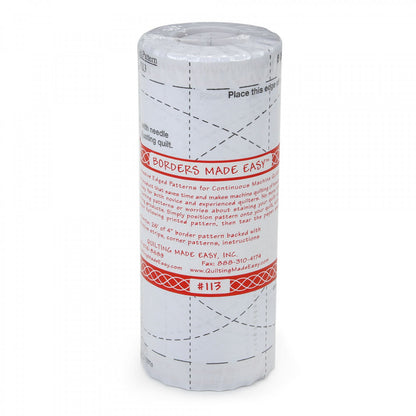 Quilting Made Easy 4" Border 26' Roll #113