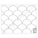 Quilting Made Easy 9½" Large Clamshells  26' Roll