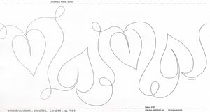 Quilting Made Easy 9½" Stipples & Leaves 26' Roll #305