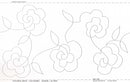 Quilting Made Easy 9½" Stipples & Flowers 26' Roll