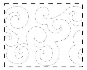 Quilting Made Easy 9½" Waves  26' Roll #309