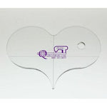 Quilter's Rule 3/16" Mini Heart 4" x 5"
