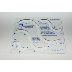 Quilter's Rule Â¼" Captured Foot Rope 1" to 4" (Set of 4)