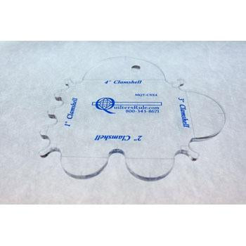 Quilter's Rule Â¼" Clamshells 1" to 4"