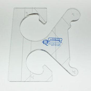 Quilter's Rule Â¼" Loop to Loop 3" x 4"