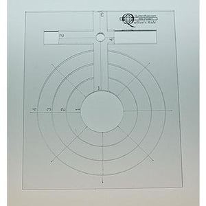 Quilter's Rule Â¼" Nested Mini Circles 1" to 4" (Set of 4)