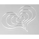 Quilter's Rule 1/8" Heart 1¼" to 4¾" (Set of 4)