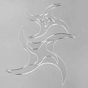 Quilter's Rule 1/8" 4 Arm Pinwheel 1½" to 5¼" (Set of 4)