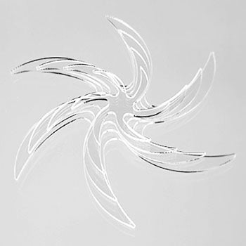 Quilter's Rule 1/8" 6 Arm Pinwheel 2¾" to 6¾" (Set of 4)