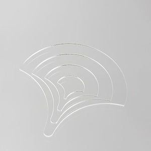 Quilter's Rule 1/8" Dragon Scales 1½" to 6" (Set of 4)