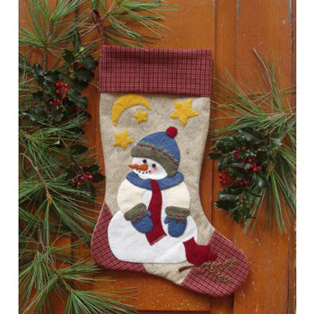 Rachel Pellman Snowman Stocking Ornament