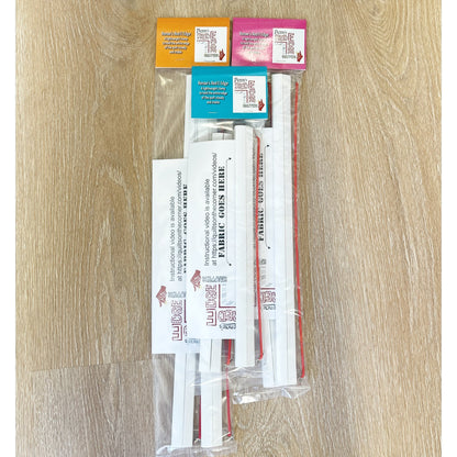 Quilts On the Corner Red E Edge - White