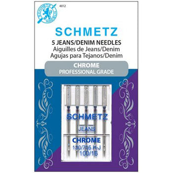 Schmetz Chrome Jeans Needles Pack of 5