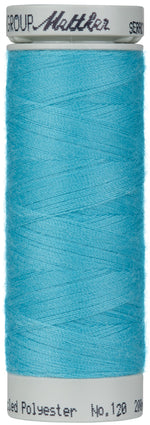 Mettler Seracycle sewing thread spool in Turquoise (409) - 71/2 200m