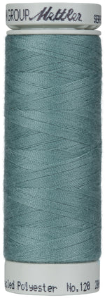 Mettler Seracycle sewing thread spool in Vintage Blue (1214) - 71/2 200m