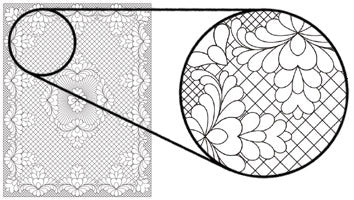 Sandie Lush Designs Columbine 32" x 42"