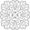 Sandie Lush Designs Wholecloth Cushion