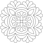 Sandie Lush Designs Wholecloth Cushion #55