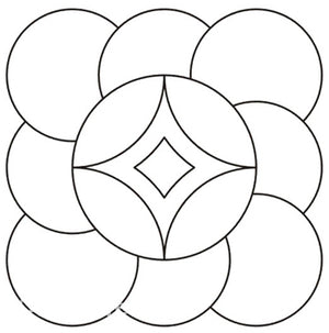 Quilting Creations Stencil 6" Small Design 2