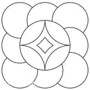 Quilting Creations Stencil 6" Small Design 2