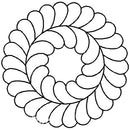 Quilting Creations Stencil 10" Feather Circle