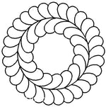 Quilting Creations Stencil 12" Feather Circle