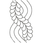 Quilting Creations Stencil 8" Feather Border