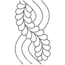 Quilting Creations Stencil 8" Feather Border