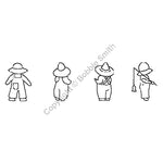 Quilting Creations Stencil 3" Overall Sam Border