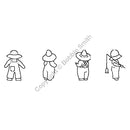 Quilting Creations Stencil 3" Overall Sam Border