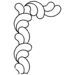 Quilting Creations Stencil 3½"Double Feather