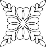 Quilting Creations Stencil 6" Feathered Hearts