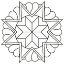 Quilting Creations Stencil 11" Feathered Star