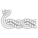 Quilting Creations Stencil 5" English Cable & Feather Border
